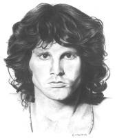 Jim Morrison - Pencil Drawings - By Steve Madonna, Photo Realistic Drawing Artist