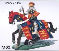 Henry V England - Painted White Metal Sculptures - By James Bryan, Figures Sculpture Artist