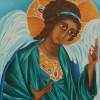 Saint Michael - Acrylics Paintings - By Elena Martynova, Icon Painting Artist