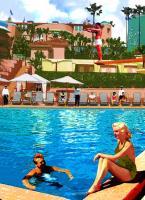 Poolside - Beverly Hills Hotel - Acrylics