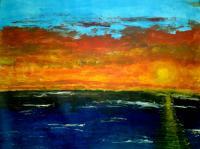 Skyscape - Begining Of A Beautiful Day - Acrylic