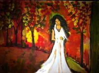 Feiry Night - Oil Paints Paintings - By Cheena Kaushal, Oil Painting Painting Artist
