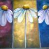 Daisy - Oil Paint Paintings - By Supriya Choudhary, Abstact Painting Artist