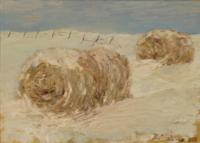 Oil Paintings - Impression - Hay Bales - Oil