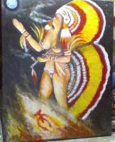 Goddess Of Fire - Painting Paintings - By Ricky Secord, Acrylic Painting Painting Artist