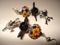 Happy Halloween - Lampwork Glass Jewelry - By Simin Koernig, Jewelrybysimin Jewelry Artist