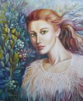 Dryad - Oil Paintings - By Elena Oleniuc, Realism Painting Artist