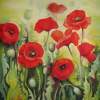 Poppies 2 - Acrylic Paintings - By Elena Oleniuc, Decorative Painting Artist
