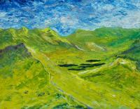Irish Land And Seascape - The Lakes Of Killarney - Oil On Canvas Panel