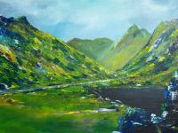The Ring Of Kerry - Acrylic On Board Paintings - By Conor Murphy, Impressionism Painting Artist