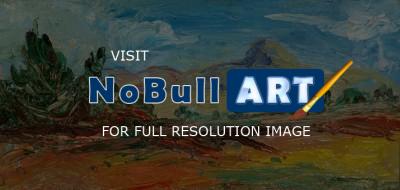 Landscape - Armenian Etude - Oil On Cardboard