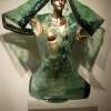 The Golden Girl - Glass And Bronze Patina On Pol Sculptures - By Kiril Tzotchev, Contemporary Classical Realism Sculpture Artist