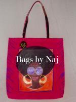 Hand Painted Bag - Acrylic Paintings - By Janice Frierson, Afrocentric Painting Artist