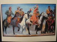 The Horsemen - Oil Paintings - By Tariq Rafiq, Realist Painting Artist