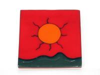 Abstract Ceramic Tile  07 - Ceramics Ceramics - By Stephen Hearne, Abstract Ceramic Artist