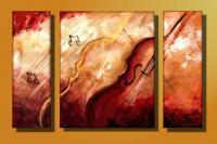 Fall Music Fest - Oil  Acrylic On Canvas Paintings - By Peggy Garr, Modern Abstract Contemporary Painting Artist