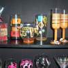 Hand-Painted Glassware - Acrylic Glass Paint Glasswork - By Peggy Garr, Painted Glassware Glasswork Artist