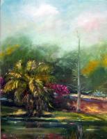 Landscape - Mead Gardens - Oil