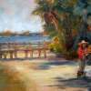 Painting At Cedar Key - Oil Paintings - By Ann Holstein, Plein Air - Studio Painting Artist
