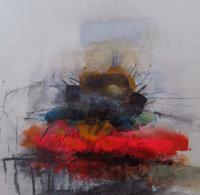 Mercy Seat - Mixed Media Paintings - By Richard And Kim Bouchard, Abstract Painting Artist