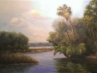 Tomoka River - Oil Paintings - By Beth Pendleton, Realism Painting Artist