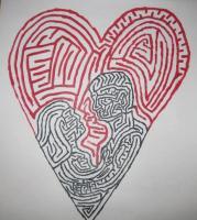 Love Is Amazeing - Sharpies Drawings - By Scott Hempleman, Pop Art Drawing Artist