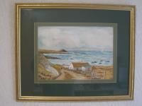 Seascapes - Cottage By The Sea - Water Colour