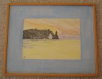 Seascapes - Evening Sunset - Water Colour