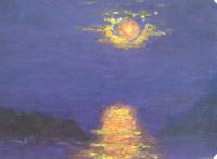 A Warm Night - Oil On Oil Pad Paintings - By Bampy Dragon, Impressionism Painting Artist