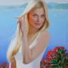 La Perla - Oil On Canvas Paintings - By Helen Kishkurno, Realism Painting Artist