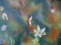 F Garden - Acrylic Paintings - By Raza Mirza, Freestyle Painting Artist