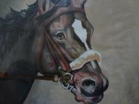 Horse - Oil Painting Paintings - By S Ajayanand, Abstract Horse Painting Artist
