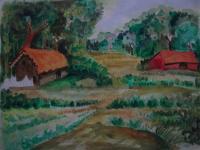 Scenary - Watercolour Of Scenary Paintings - By S Ajayanand, Watercolour Painting Artist
