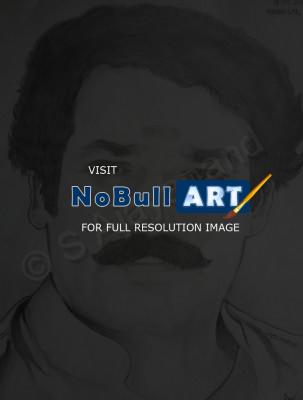 Portraits - Mohan Lal - Pencil And Paper