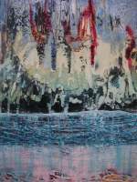 Antarctica - Mixed Paintings - By Marika Bryant, Abstract Expressionistic Painting Artist