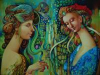 Carnival Of Venice - Oil Paintings - By Teimuraz Kharabadze, Avangard Painting Artist