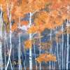 Rocky Mountain Autumn - Oil On Canvas Paintings - By Tom Schek, Impressionist Painting Artist