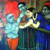 Little Love - Acrylic On Canwas Paintings - By Pramod Apet, Figeretiv Painting Artist