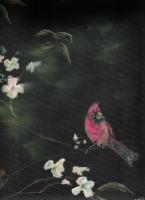 Cardinal Study 1 - Oil Paintings - By Raymond Doward, Realism Painting Artist