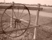 Wagonwheel - Digital Camera Photography - By Nicole Larson, Antique Photography Artist
