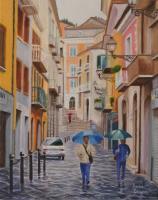 Campobasso Italy - Oil Paintings - By Anne Doane, Impressionism Painting Artist
