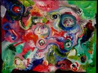 Abstract - Abstracts By Ali-Freedom Of Color - Acrylic