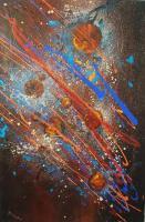 Galaxy - Acrylic Paintings - By Miroslaw Chelchowski, Abstract Painting Artist