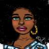 Afro Girl - Gimp Digital - By Kelsy Gray, Soft-Ghetto Style Digital Artist