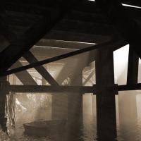 Under Charons Bridge - Bryce Digital - By E Roby, Realism Digital Artist