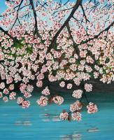 Blossom - Oil On Canvas Paintings - By Richard Marshall, Landscape Painting Artist