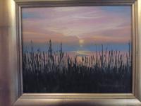 Saugetuckmi Sunset - Oil On Canvas Paintings - By Wayne Doornbosch, Impressionistic Painting Artist