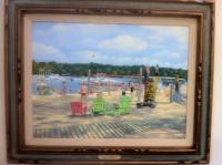 Lake Of The Ozarks Beach - Oil On Canvas Paintings - By Wayne Doornbosch, Realism Painting Artist