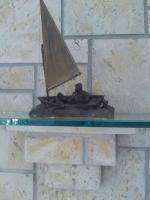 Sailboat - Bronze Sculptures - By Wayne Doornbosch, Impressionistic Sculpture Artist