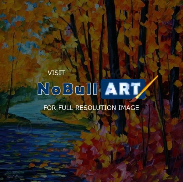Landscapes - Sounds Of The Fall  Oil Painting On Canvas - Oil